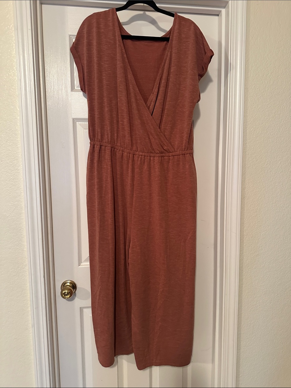 Maurices Mauve  Wrap-Front Romper
